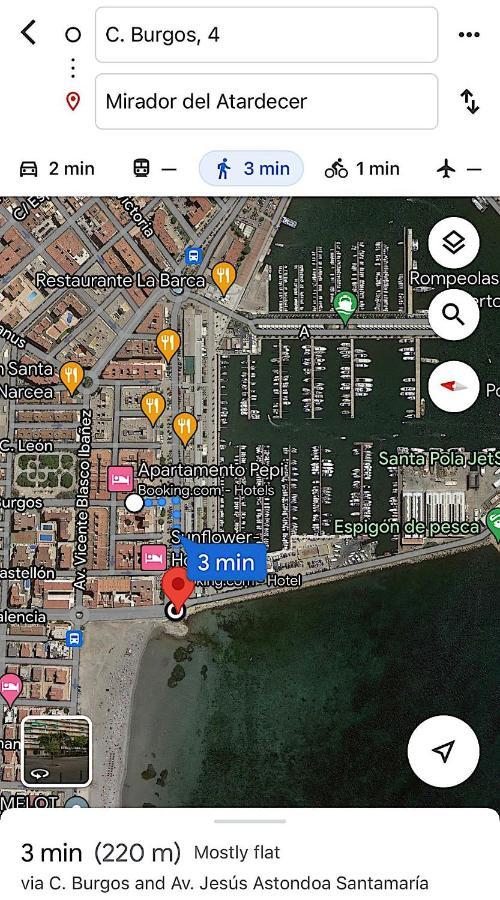 Santa Pola Port, Sea View, Vista Del Mar Apartment Exterior photo